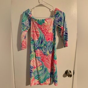 Lilly Pulitzer off shoulder dress